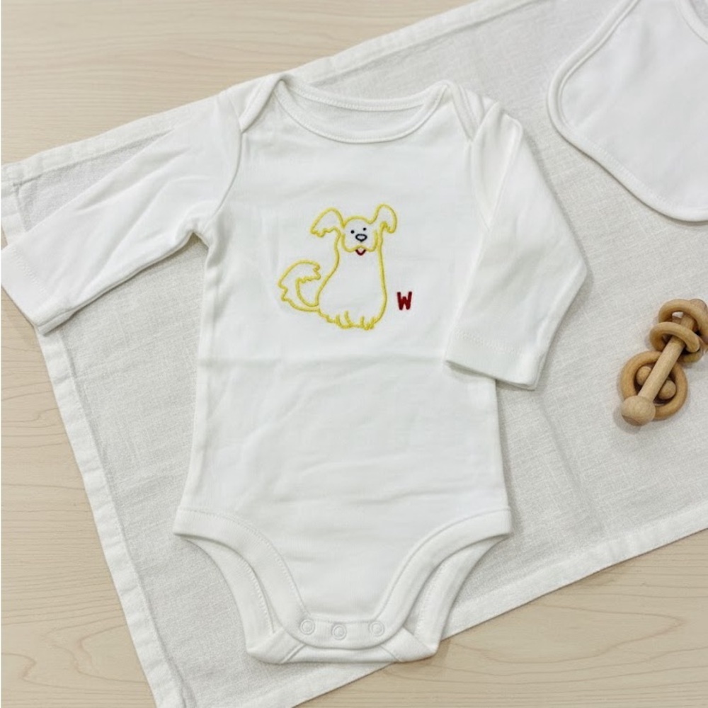 Stella McCartney Designer Baby Onesies pack of 4 - Dogs